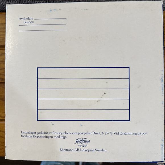 Rörstrand Sweden Sverigedräkten Wall Plate Swedish National Costume w Box - Picture 7 of 9